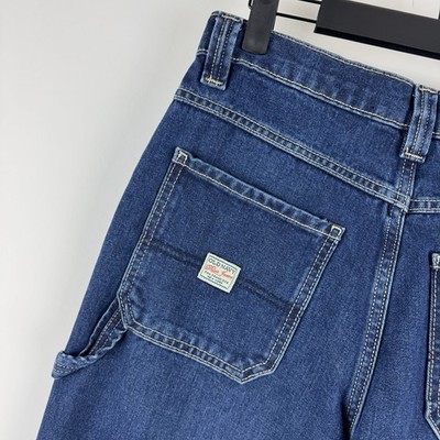 Old Navy 90s Baggy Carpenter Jeans Boys 16 Painters Pants Reissue