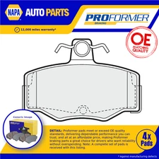 Brake Pads Set fits NISSAN PRIMERA 1.6 Rear 93 to 02 Proformer 440603F025