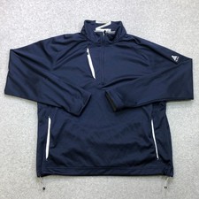 Zero Restriction Pullover Men's Extra Large Blue Quarter Zip Tour Series Golf