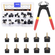30 Pairs Women's High Heel Shoes Tips Pin with 6" Heel Pliers Kit, 8mm 9mm 10...
