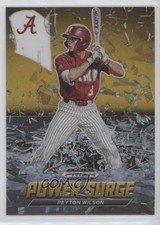 2021 Panini Prizm Draft Picks Power Surge Gold 3/10 Peyton Wilson #PS-PW v7j