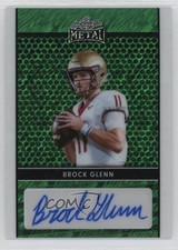 2024 Leaf Metal Collective Leaf Green Shimmer /7 Brock Glenn #LA-BG1 Auto 17uv