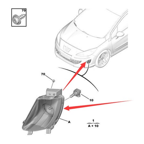 Front Fog Light Assembly DRL Fog Light ABS PC High Transmittance For Car - Picture 6 of 22