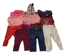 12PC Baby Girls 6-12/9-12 Long Sleeve Shirts Pants Jackets Gymboree Janie Jack