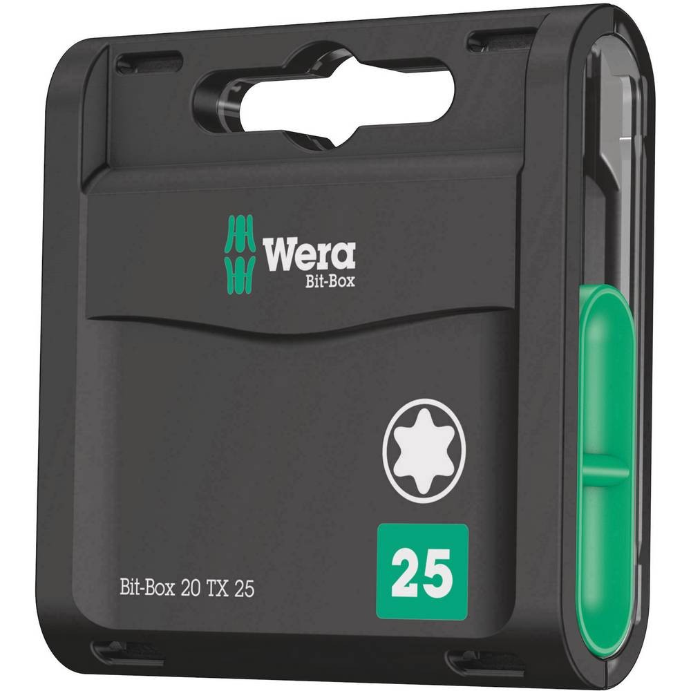 Jeu d'embouts 20 pièces Wera 05057773001 en acier au carbone pour vissage précis