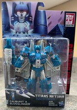 Transformers Titans Return Deluxe Class Slugslinger & Caliburst Headmaster New