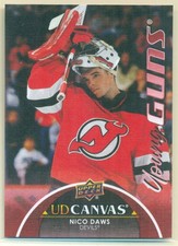 2021-22 Upper Deck Extended Series Young Guns UD Canvas C370 NICO DAWS RC Devils