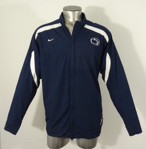 state football nike mens light weight wind breaker jacket blue
