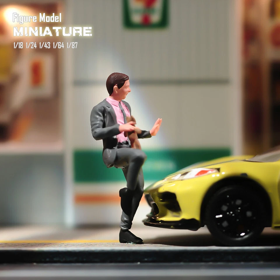 1/18 1/24 1/43 1/64 1/87 Silly Mr. Раскрашенные миниатюрные модели реквизит автомобильные игрушки - Изображение 2 из 4