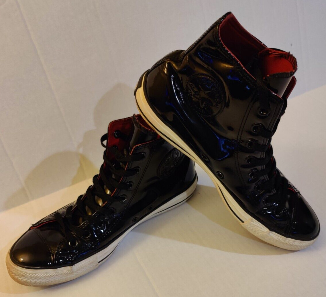 Converse All Star Chuck Taylor 111131 Black Patent Leather High