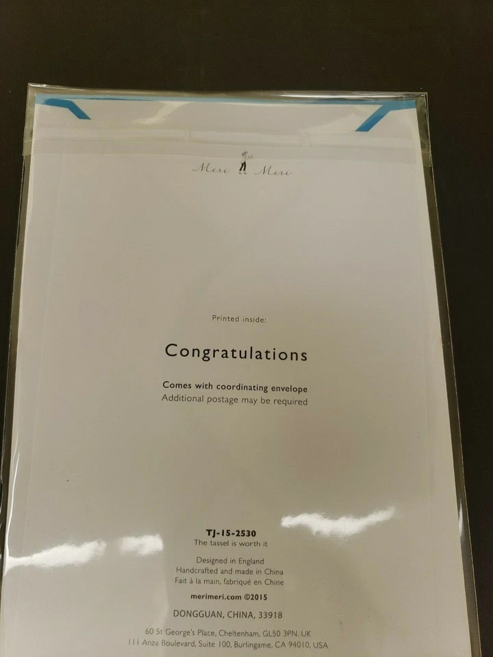 Graduation Embellished 5" x 7" Greeting Card The Tassel is Worth the Hassle - Image 2 of 2