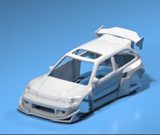 3D Resin Pandem Wide Body Kit for Hot Wheels Honda Civic EF – JDM Custom Mod