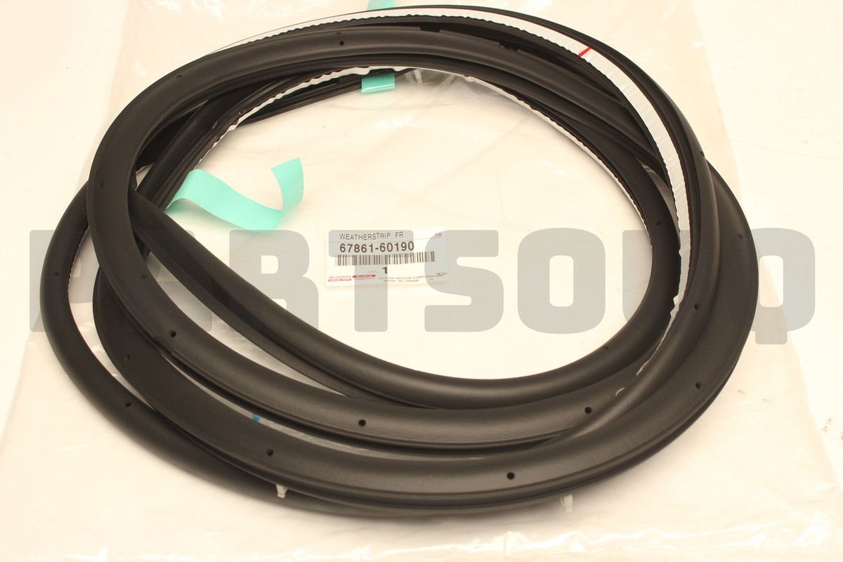 6786160190 Genuine Toyota WEATHERSTRIP FR 67861-60190 | eBay