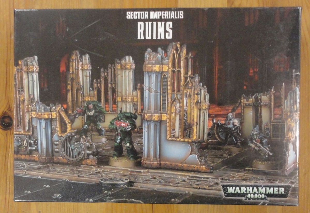 Warhammer 40K 40,000 Sector Imperialis Ruins Miniatures Terrain