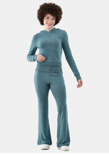 No Boundaries Teal Hacci Knit 2-Piece Hoodie and Pants Set XXL 20 