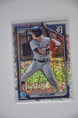 2024 Bowman Draft #BDC-104 MAX CLARK Mini Diamond REFRACTOR /200 -Detroit Tigers