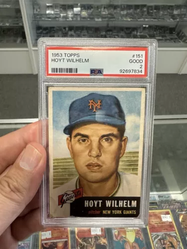 1953 Topps Hoyt Wilhelm #151 PSA 2 Centered. Just Graded!