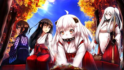 Anime girls kantai collection northern ocean hime wakaba Playmat Gaming Mat Desk