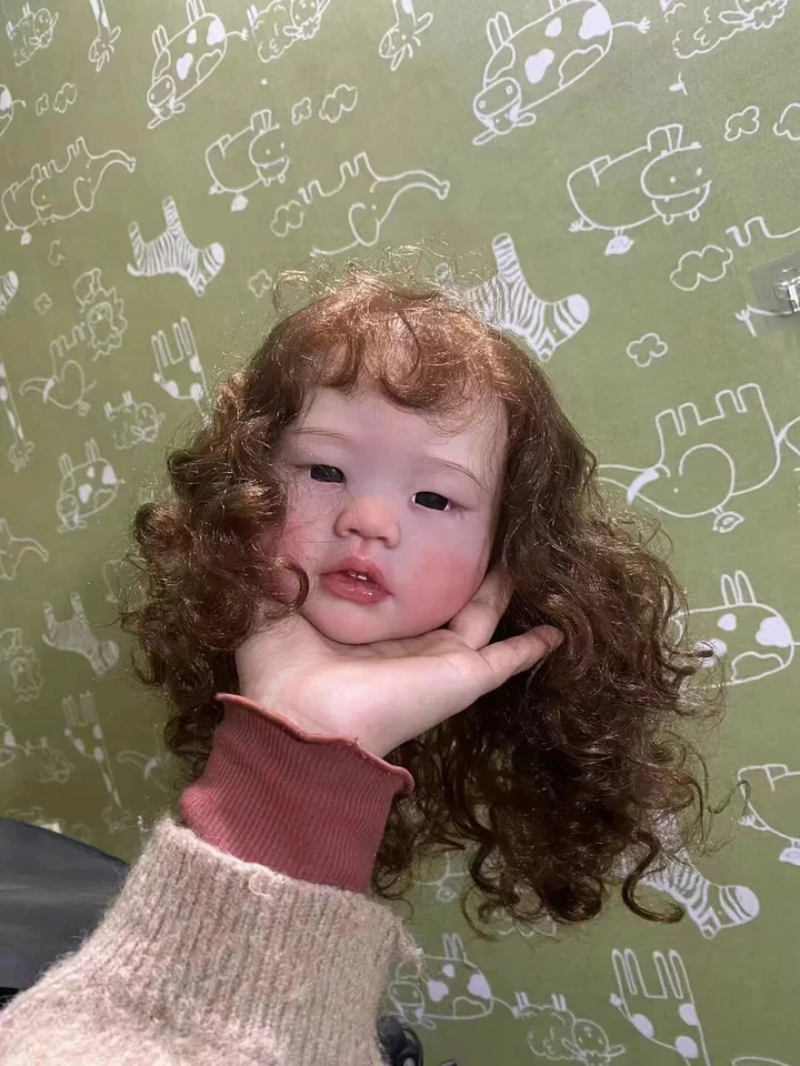 28inch Painted Reborn Baby Doll Kit Amaya With Hand-Rooted Hair Toddler Girl Toy - Image 2 of 2