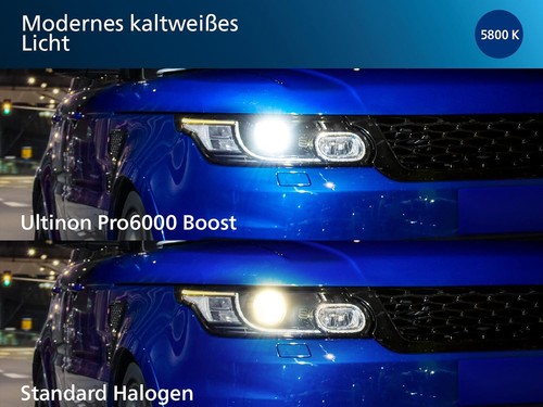 Philips H7 LED Pro6000 Boost Abblendlicht Set für VW Amarok Typ 2H 2010-2022 - Picture 7 of 13