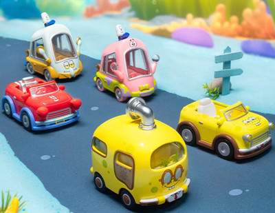 POP MART Spongebob Sightseeing Car Series Blind box Confirmed Figure Toy Gift