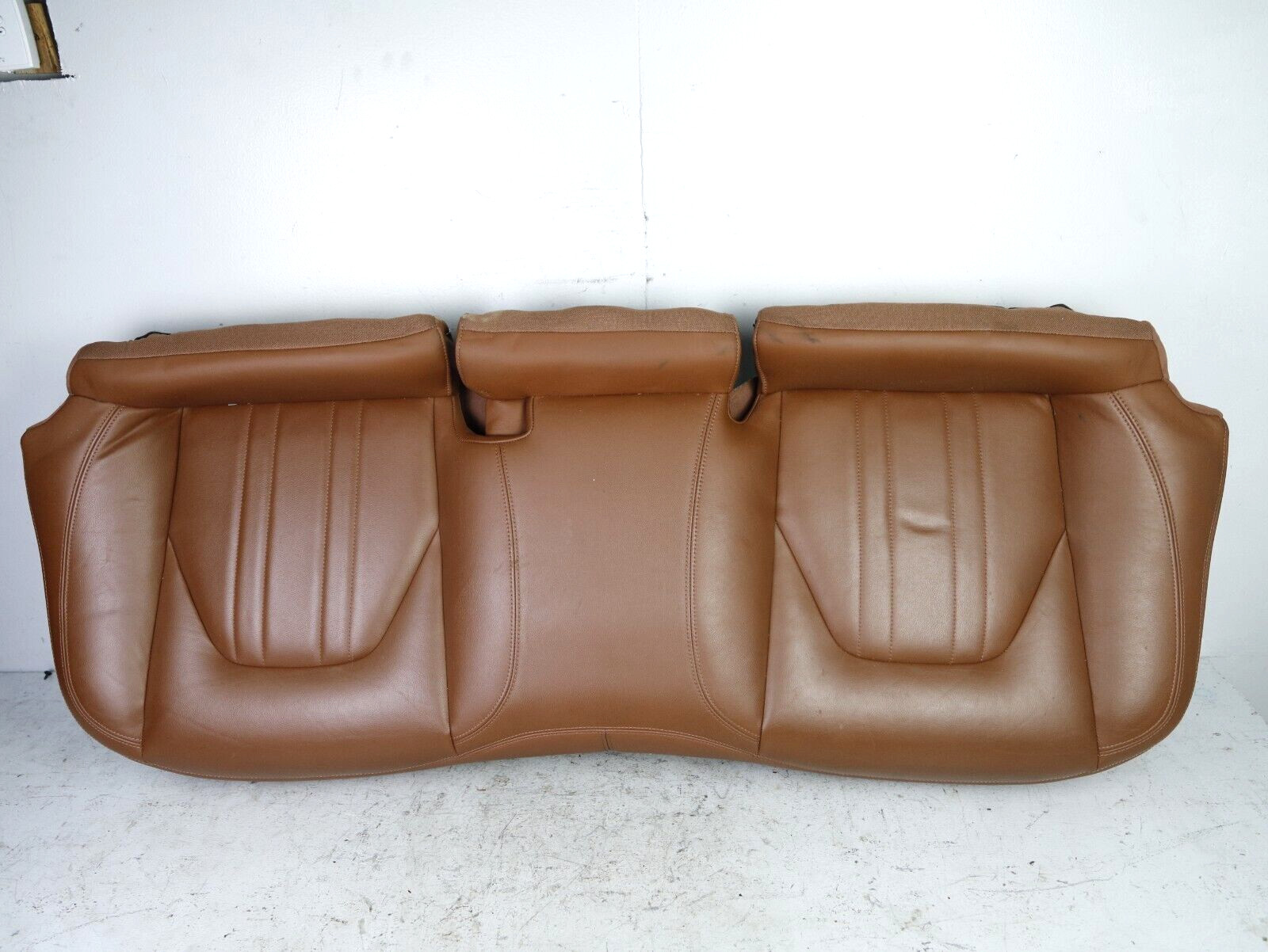 14-17 Maserati Ghibli M157 Rear Seat Bottom Cushion Lower Brown Cuoio OEM 52k