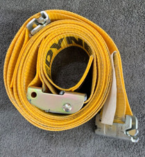 Kinedyne 651201 Yellow 835 LBS 380 KGS Logistic Cam Buckle Cargo Strap