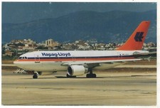 Aircraft Airplan Aviation HAPAG LLOYD A 310-300 D-AHLC Spain Postcard Old