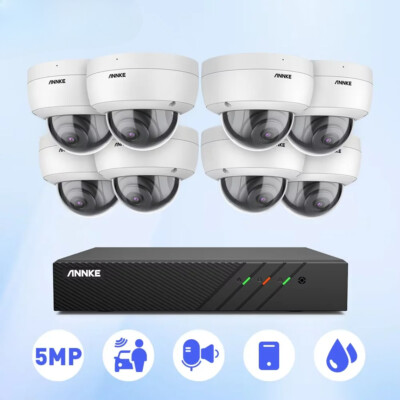 5MP FHD POE Network Video Security Systems Weatherproof Surveillance POE Cameras