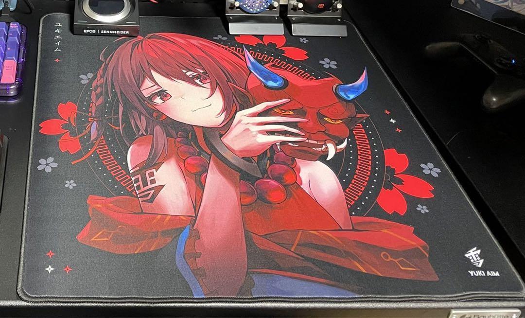 YUKI AIM 2022 Large Oni Yuki Pad Limited Gaming mouse pad Black