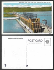 Old Pennsylvania Postcard - York - Power Plant and Dam