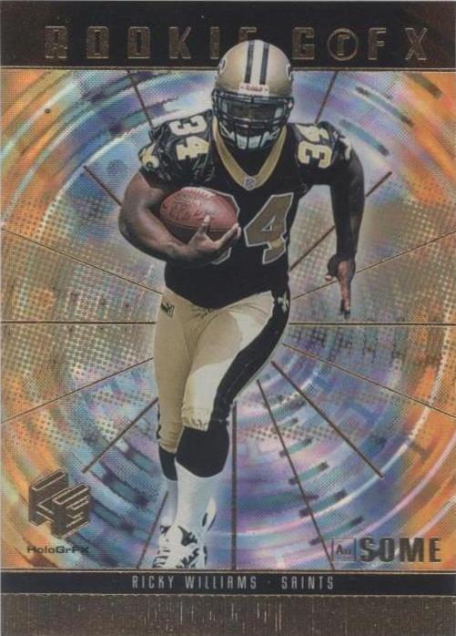 Ricky Williams Rookie Card 1999 Upper Deck HoloGrFX - Rookie GRFX Ricky Williams #AU65 Ausome (RC ...