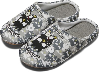 Sanrio. Room Shoes. Battobatsmaru. 8.5～9.5inches. Black. 262196