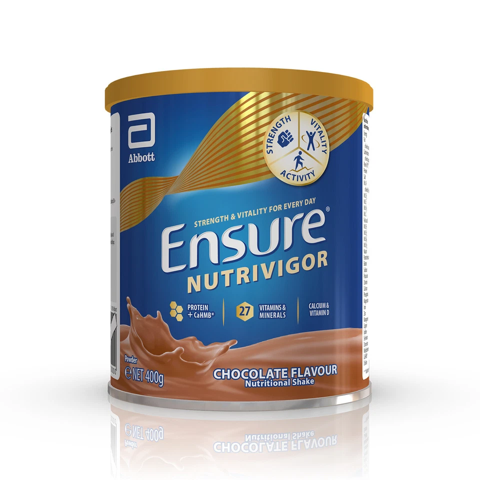 Ensure Nutrivigor Shake Chocolate Flavour 400g Nutritional Drink for Seniors