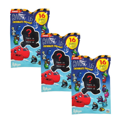 Among us Action Figuren Crewmate Serie 2 Blind Bag - 3er Pack