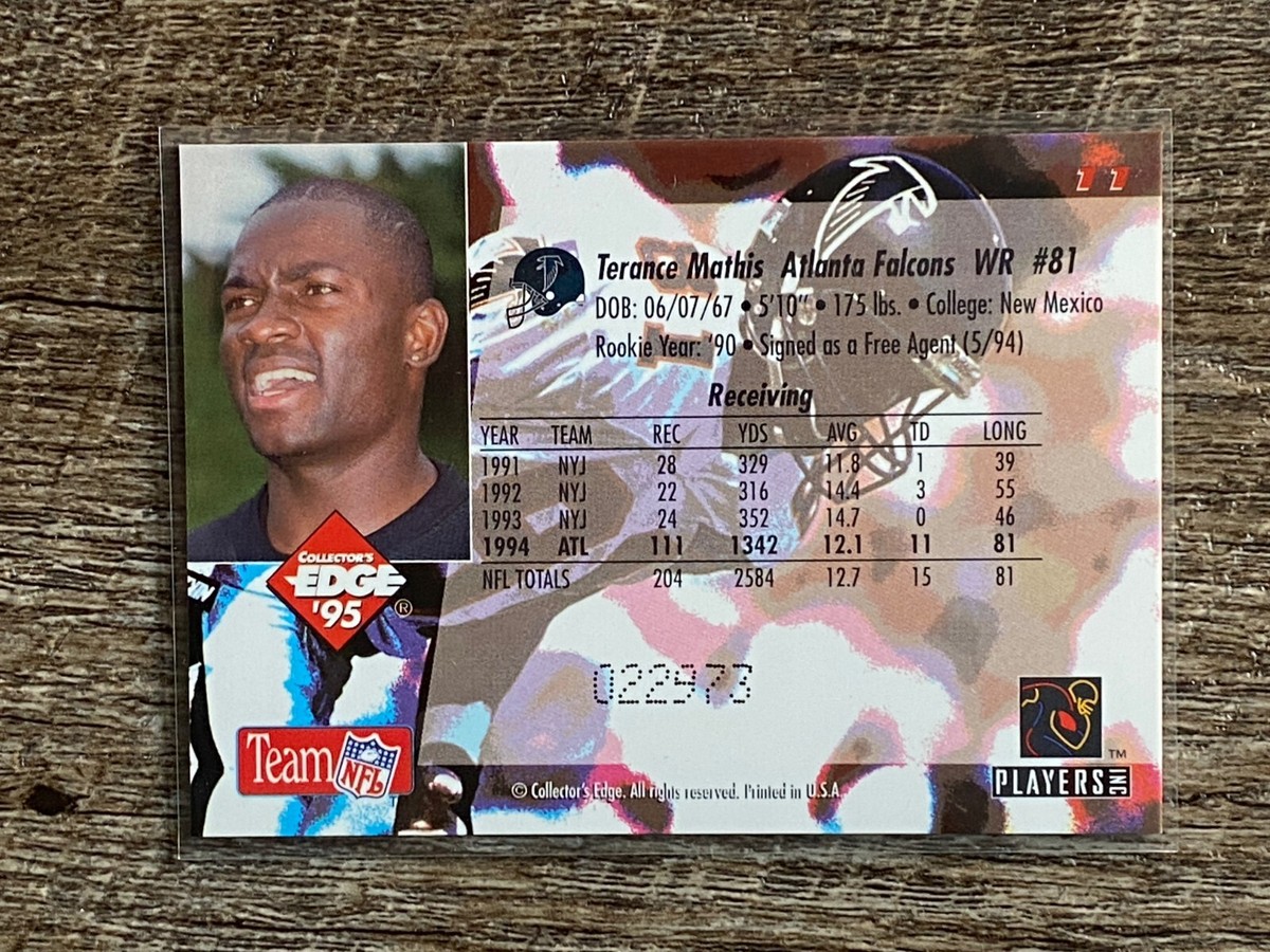 1995 Collector's Edge Black Label NFL Football Card * YOU PICK THE