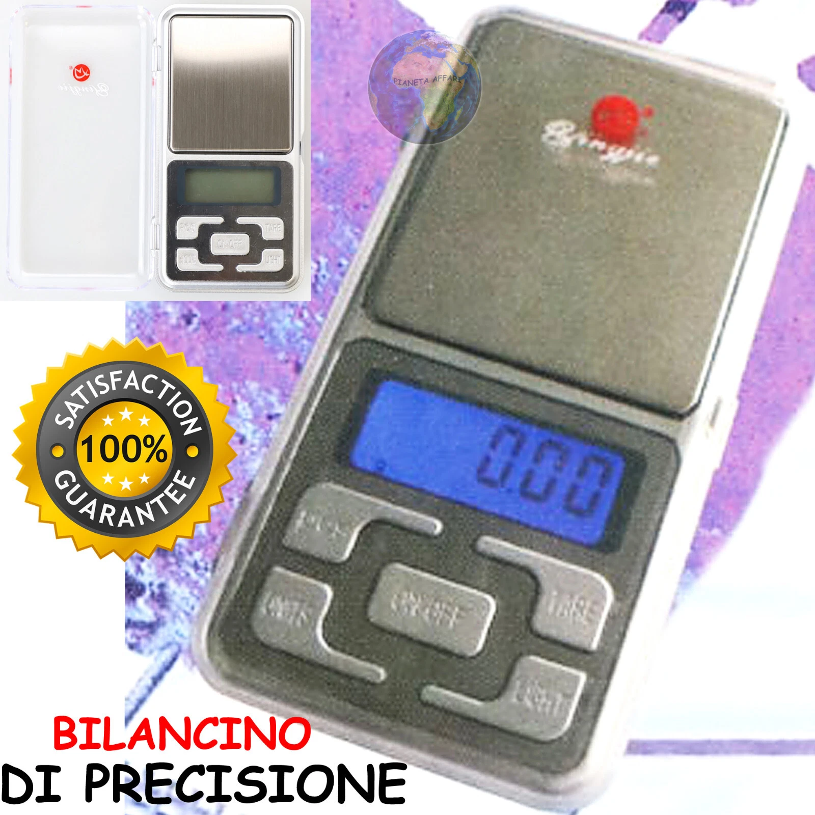 Digital Scale Precision 0.01 Gr Display LED Jewelry Gold Kitchen