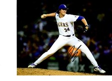 CHASE SHORES LSU TIGERS BASEBALL SIGNED 8X10 PHOTO W/COA #1