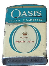 Vintage Continental Oasis Filter Cigarette Lighter Great patina