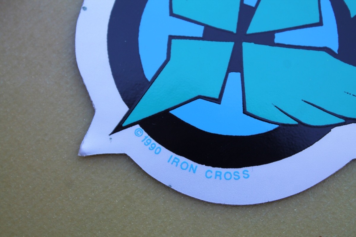 Iron Cross Skateboards Eagle Cross Metallic Vintage 1990