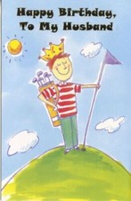 Popular Greetings Birthday Card: To My Husband...King of the Fairway Golf Theme