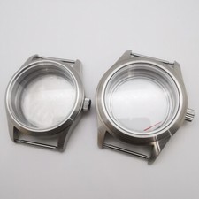 36mm/39mm brushed watch case sapphire glass fit NH35 NH36 NH34 ETA2824 PT5000