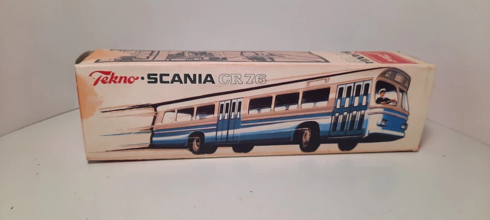 CAJA REPRODUCCIÓN TEKNO DE DINAMARCA SOLO PARA AUTOBÚS 851 SCANIA CR 76 1/43 Foto 3 de 4
