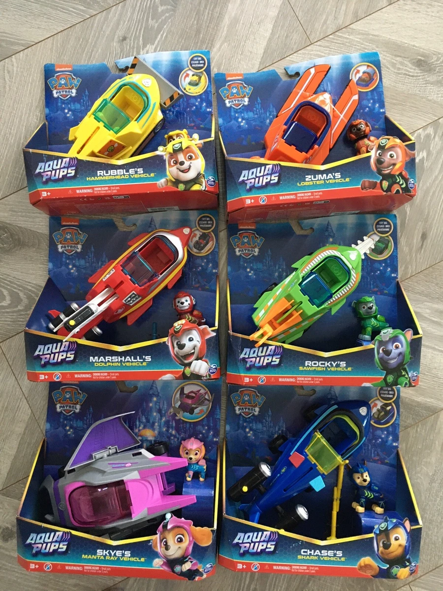 PAW Patrol PAT' PATROUILLE AQUA PUPS - Voiture + Figurine Zuma - Voiture Pat