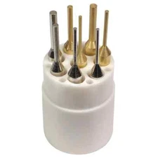 102f6 8 Pc Brass & Steel Pin Punch Set