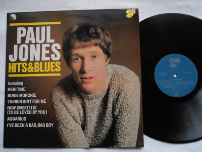 Paul Jones Hits&Blues, One Up EMI OU 2231, Platte und Cover im neuwertigen Zust.