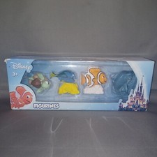 Disney Finding Nemo Figurines By Beverly Hills Teddy Bear 4 Pack Playset PVC