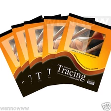 5 Pcs 9 x 12 inch Premium Quality Tracing Paper Pad 30 Sheets