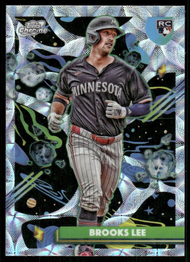 2025 Topps Chrome Cosmic #129 Brooks Lee Nucleus Refractor