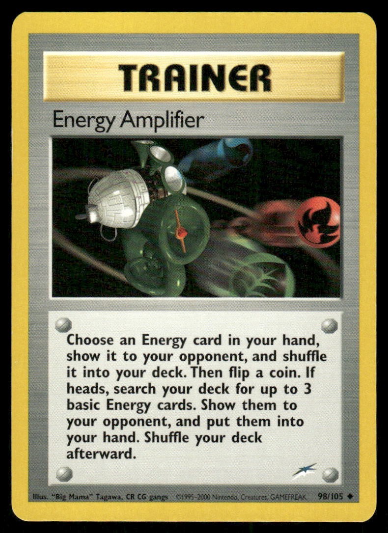 Pokemon Tcg Energy Amplifier #98 Pokemon Neo Destiny LP